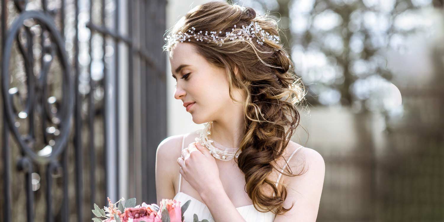 Top & Trendy Bridal Hairstyles for Engagement Night! | Hair styles, Long hair  wedding styles, Long hair styles