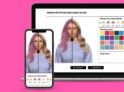 Virtual Hair Color Try-on in 3D by Matrix