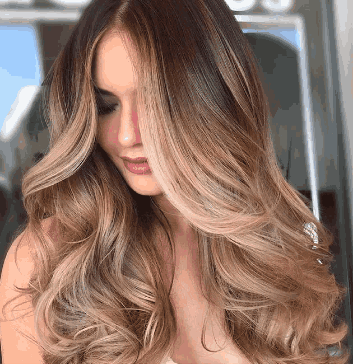 brown and blonde hair color pictures